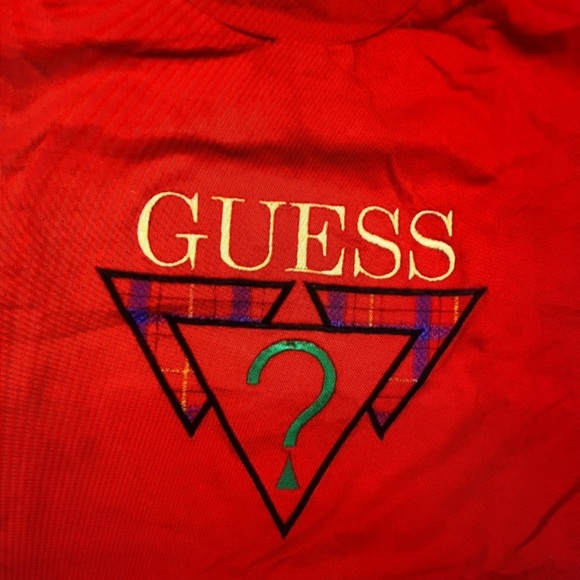 Guess Vibrant Red Short Sleeve Tee - Picture 2 of 3